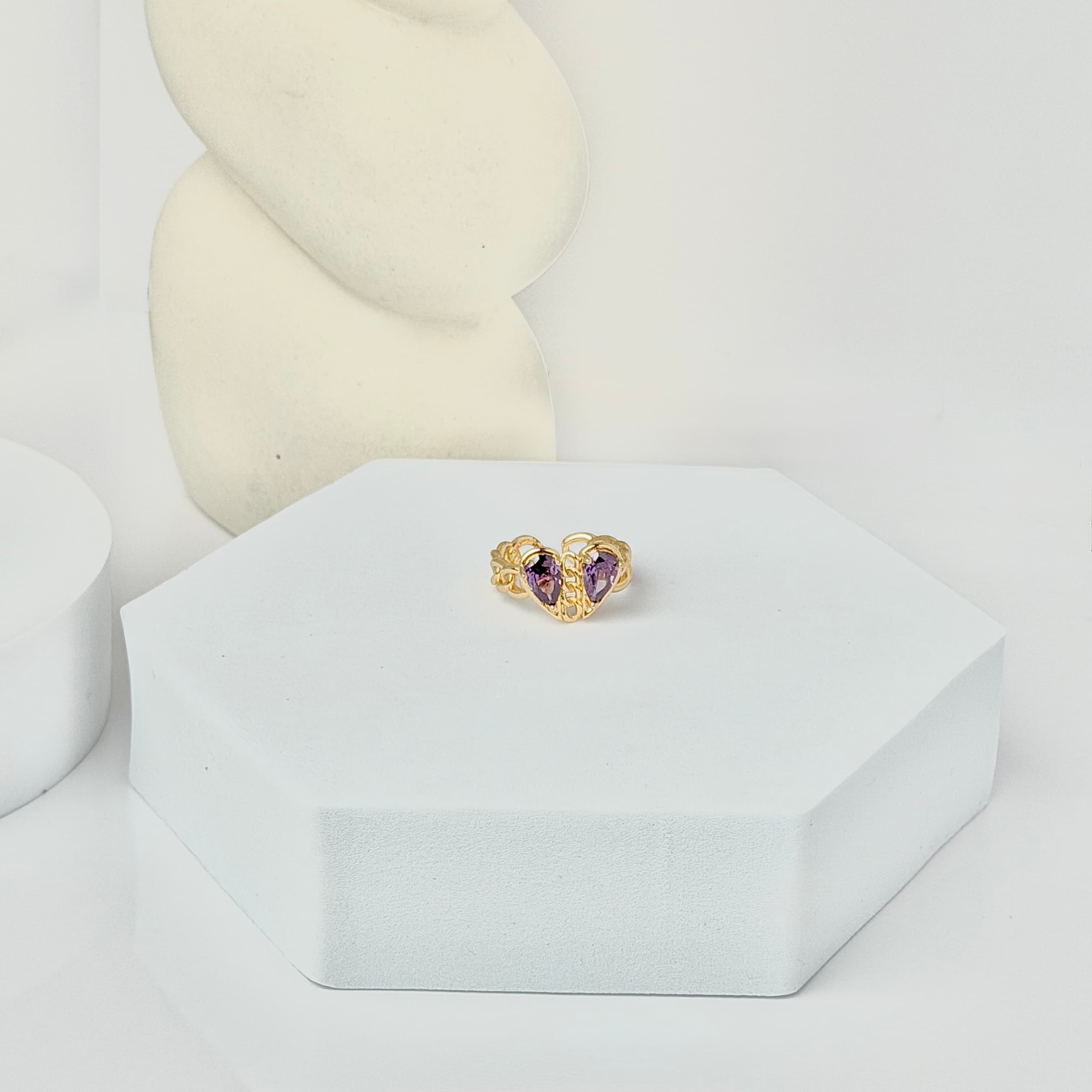 Amara Twin-Heart Ring thumbnail 3