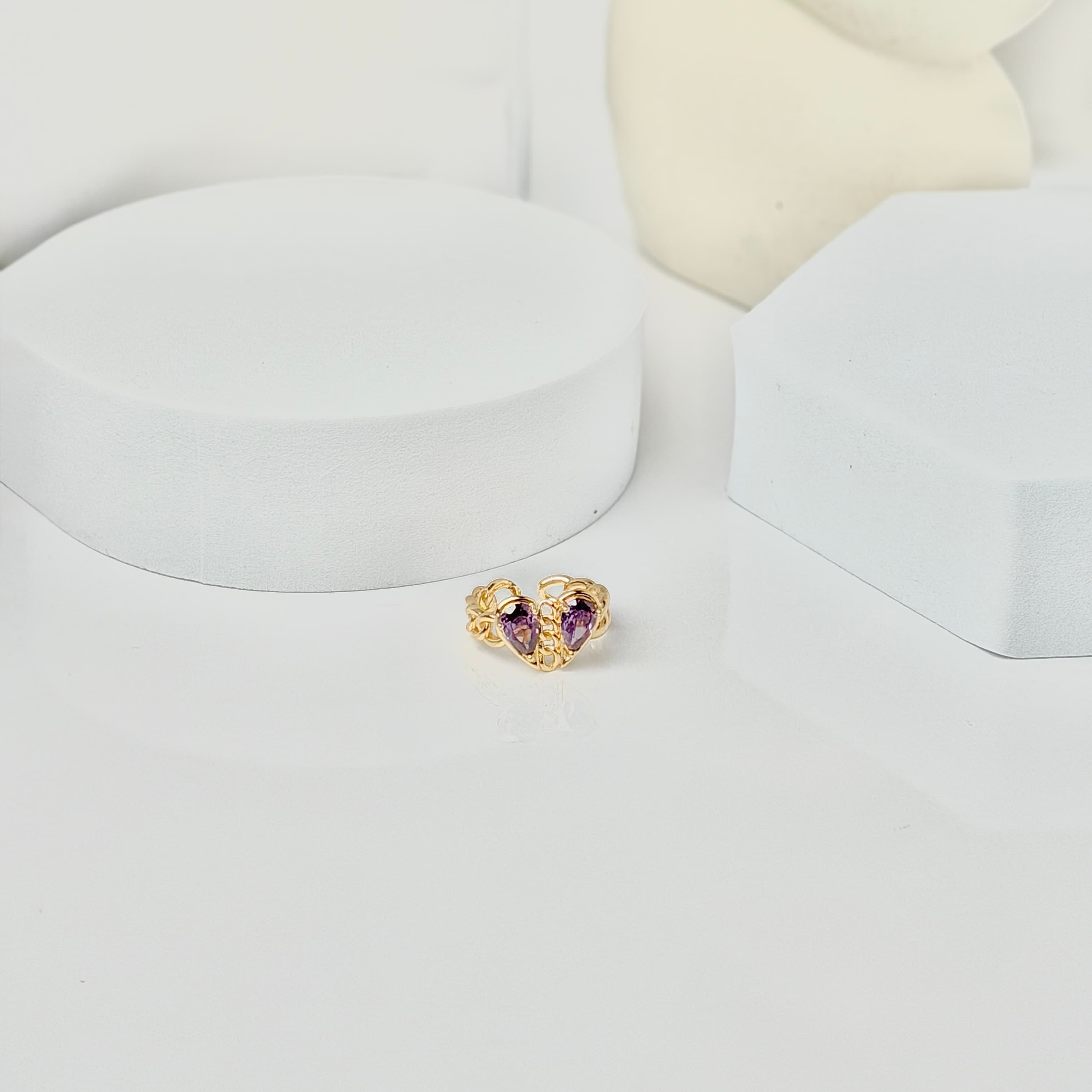 Amara Twin-Heart Ring thumbnail 4