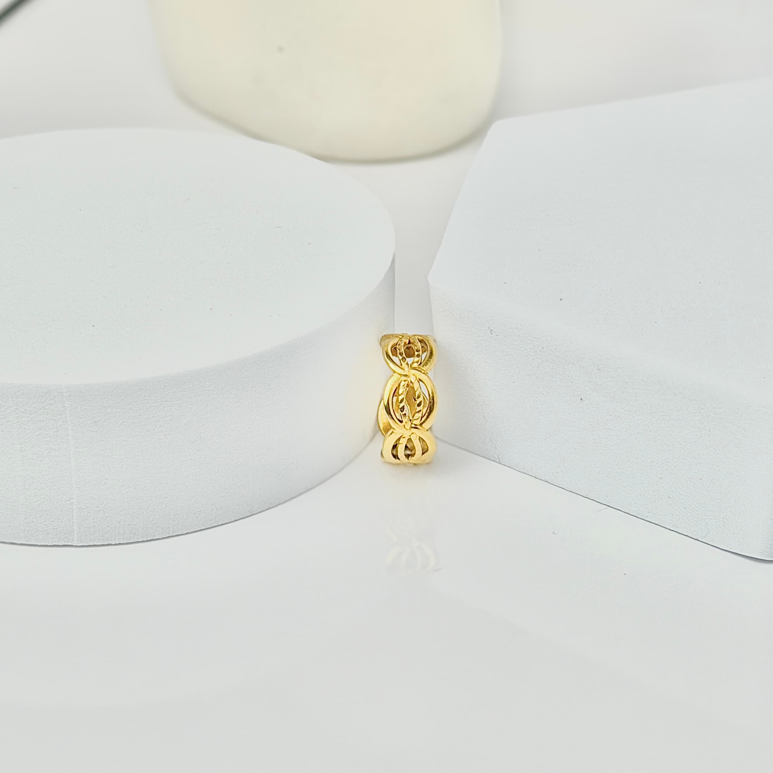 Woven Leaf Ring image 2