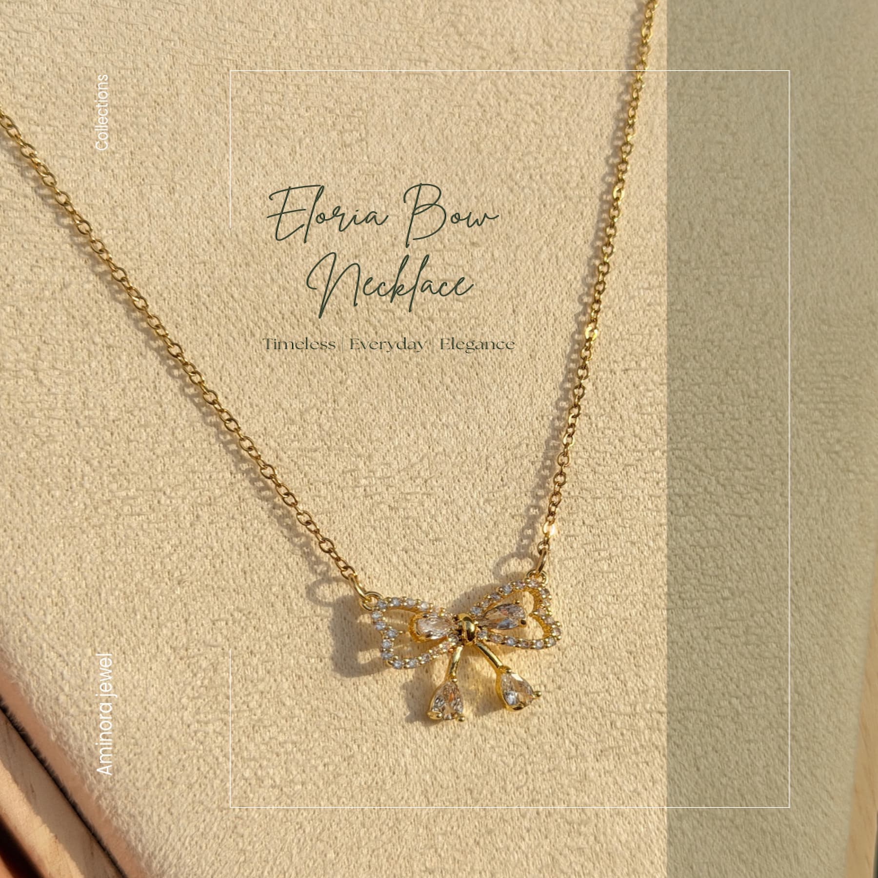 Eloria Bow Necklace image 1