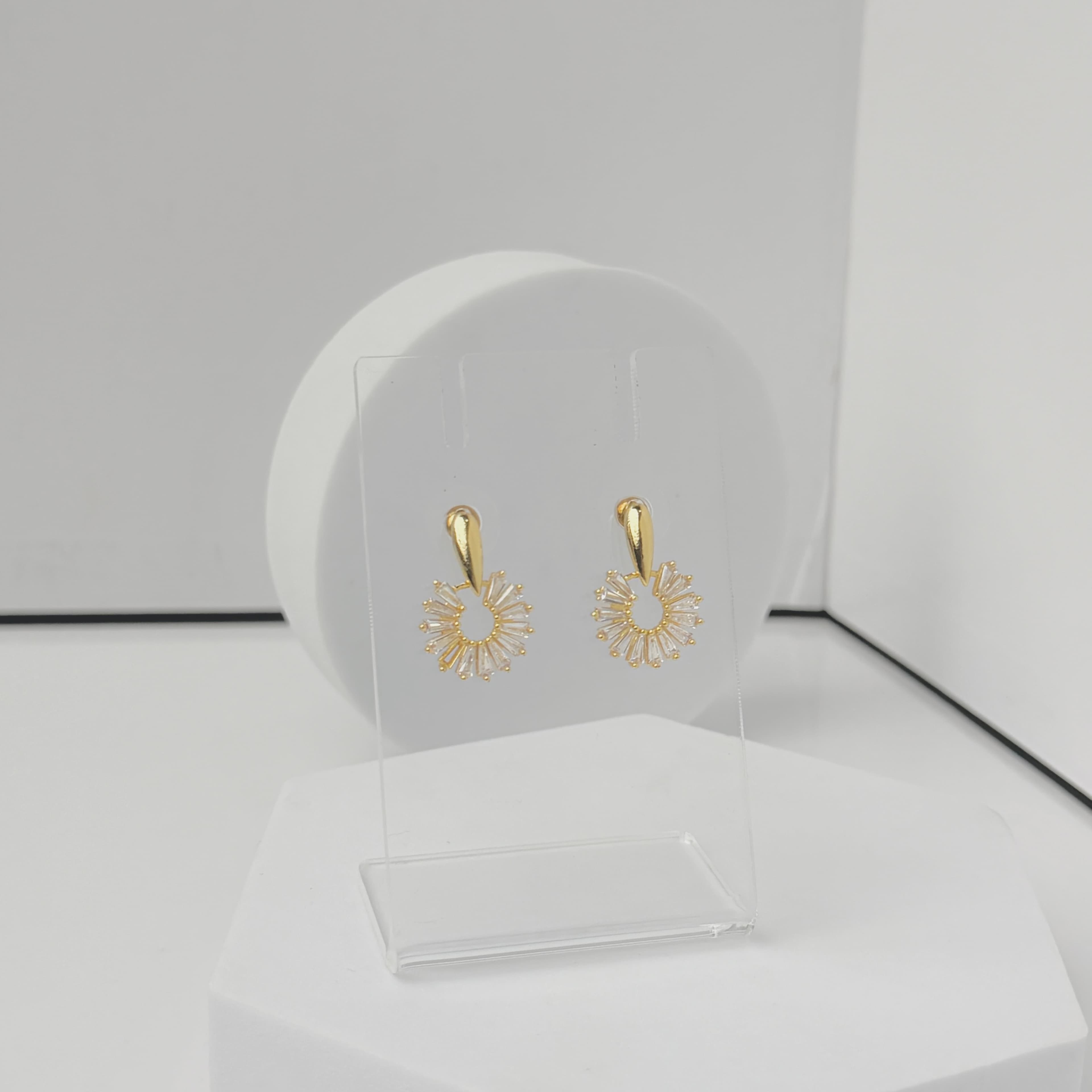 Solara Crystal Earrings image 2