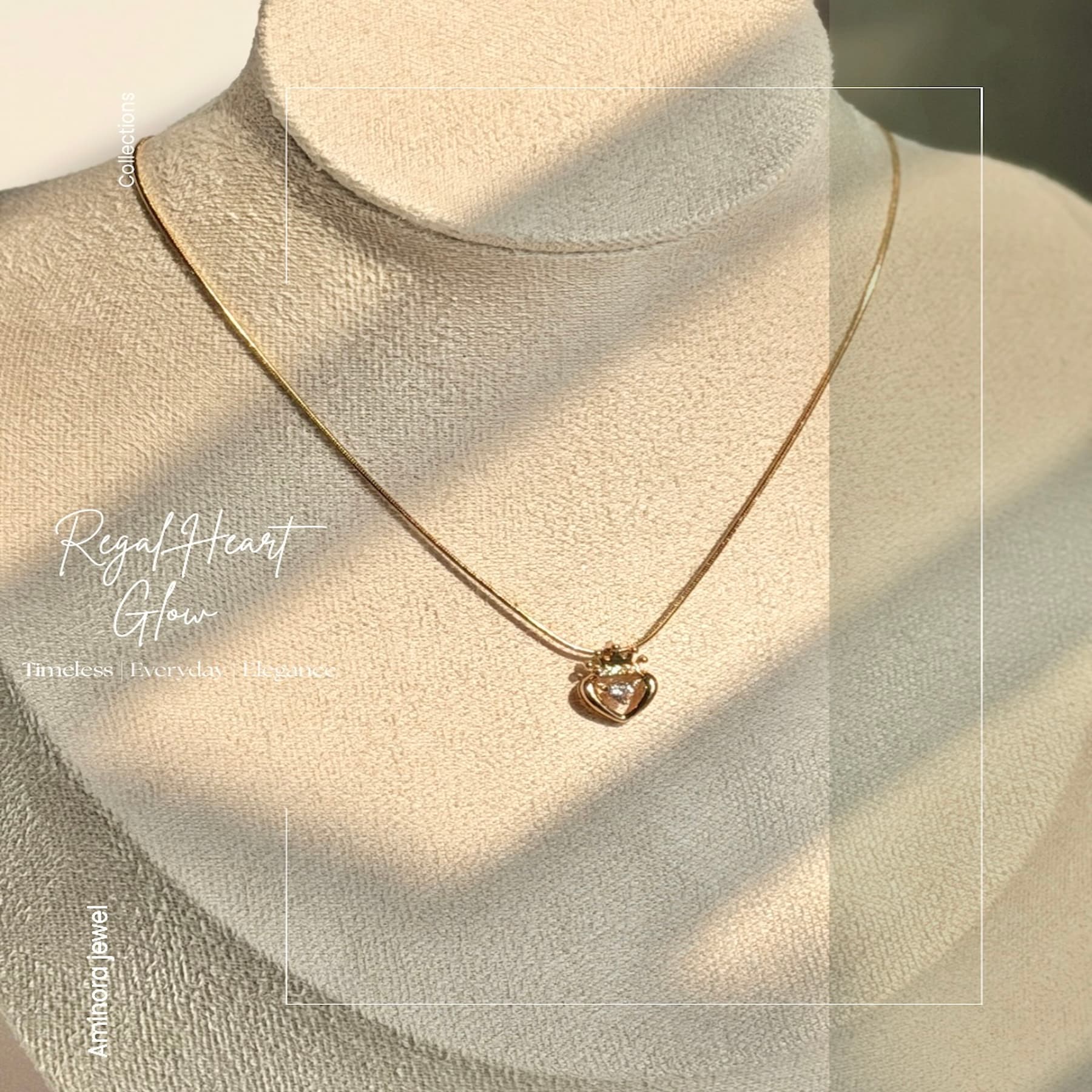 Regal Heart Glow Necklace image 1
