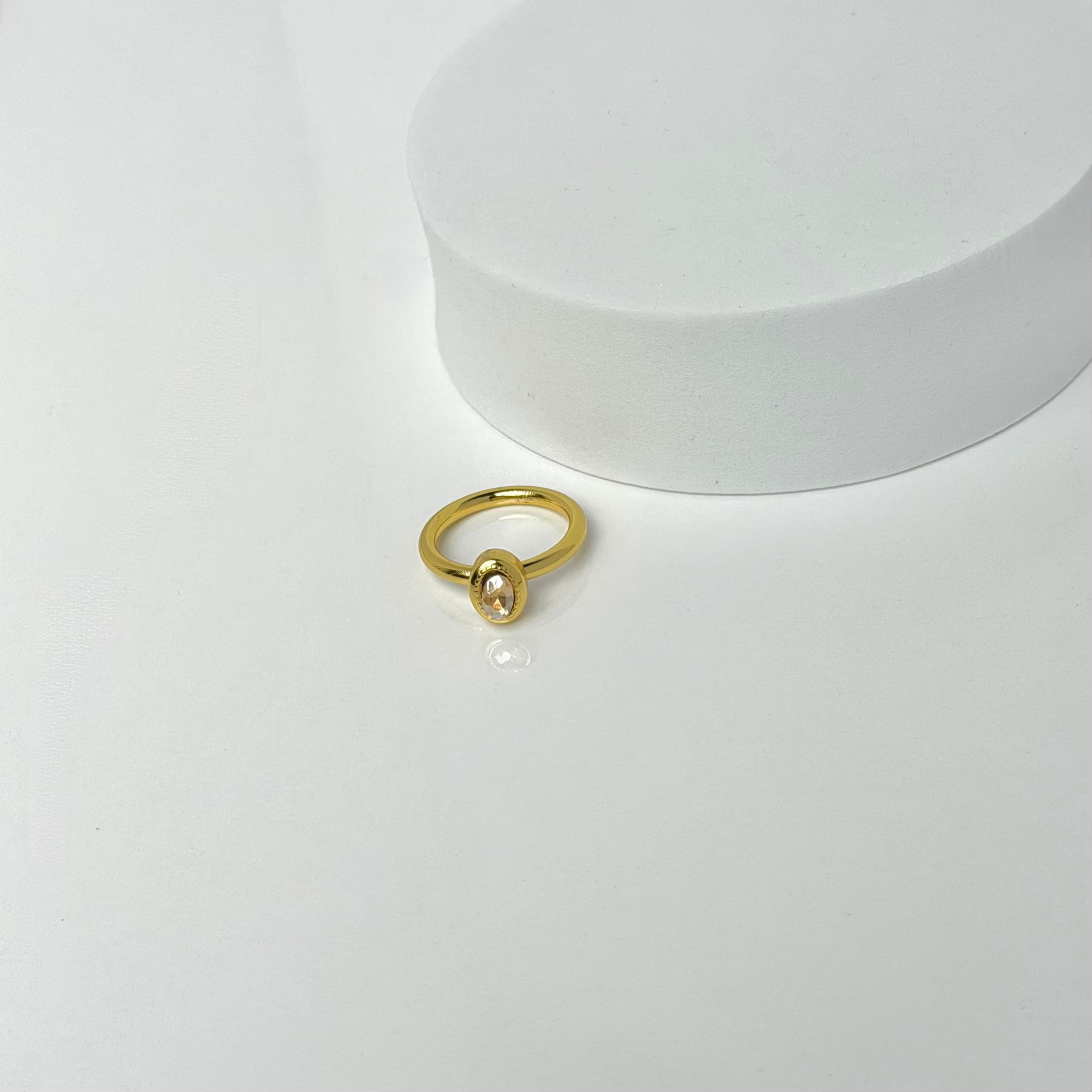 Amber Halo Ring image 1