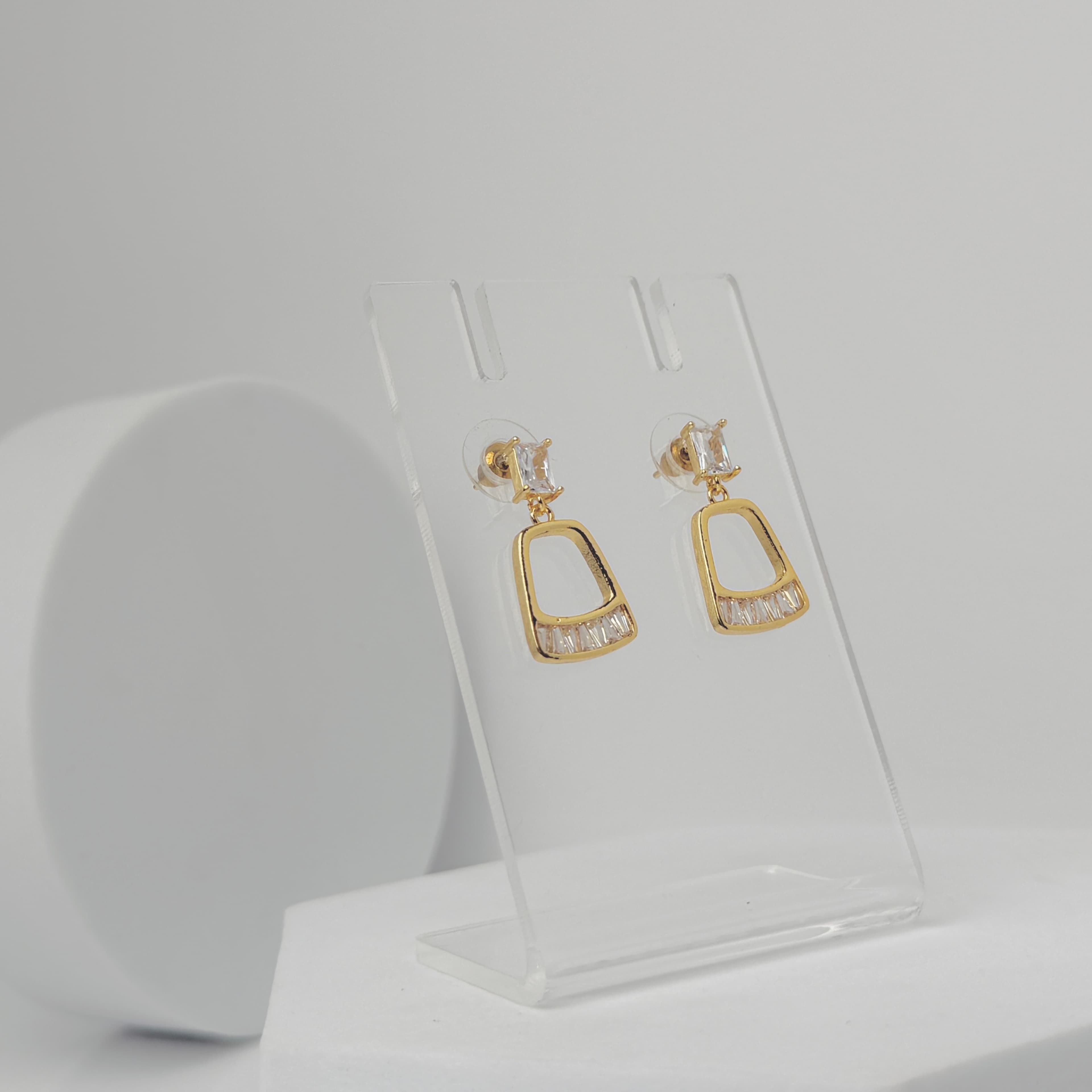 Celeste Baguette Earrings image 1
