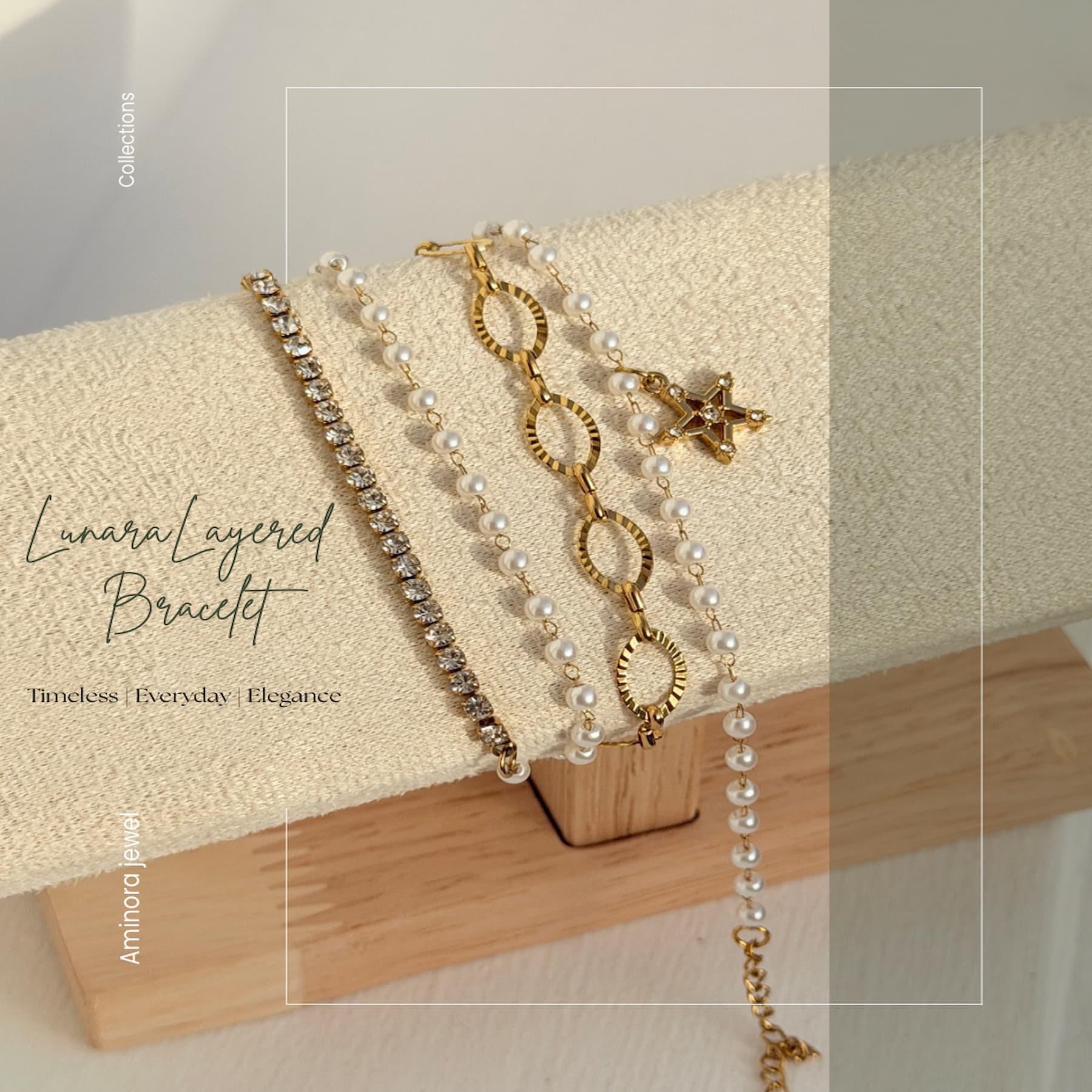 Lunara Layered Bracelet image 1