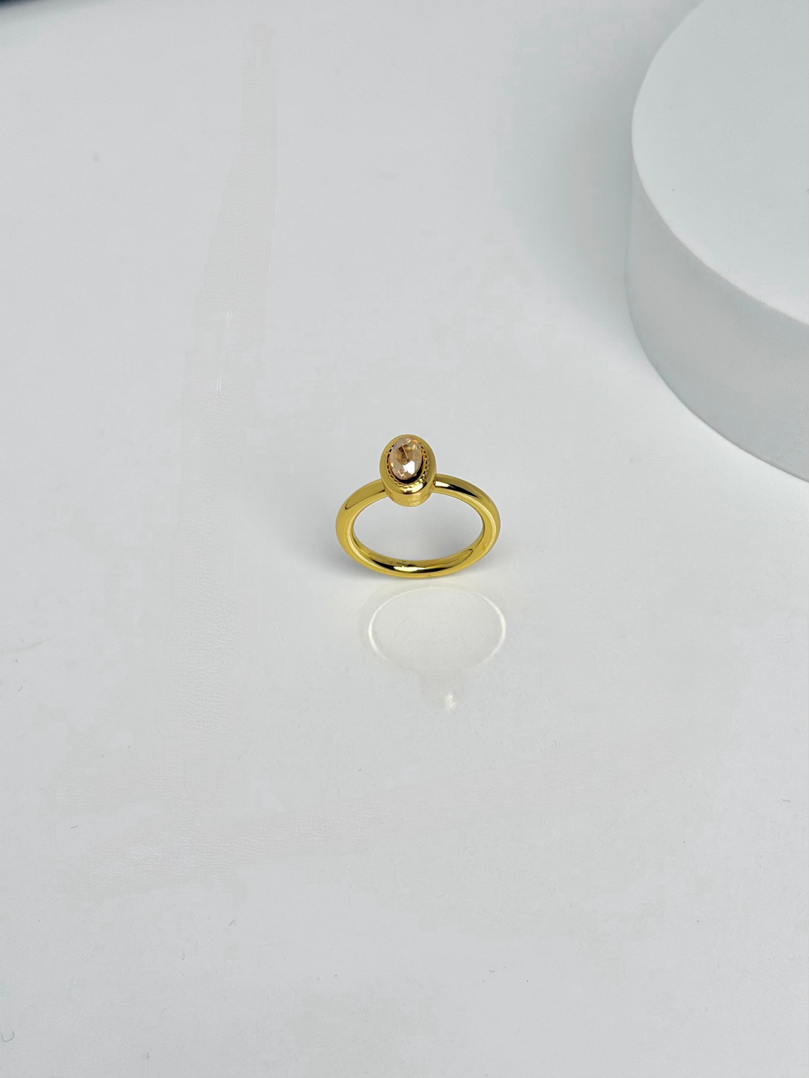 Amber Halo Ring image 3