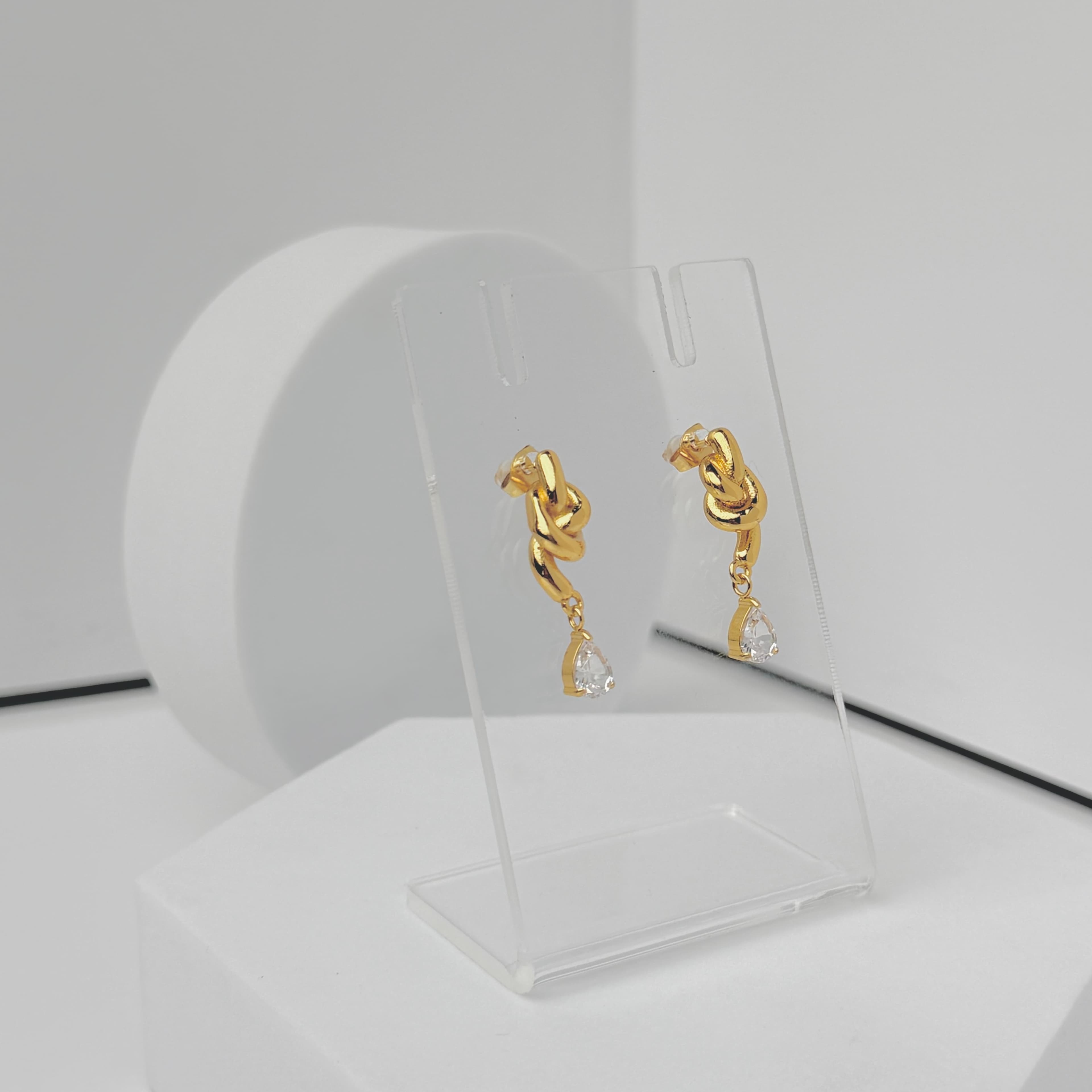 Celeste Crystal Drop Earrings image 4